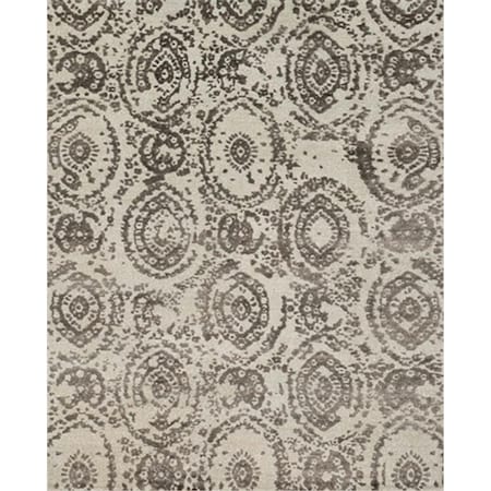 Loloi 5 Ft. 6 In. X 8 Ft. 6 In. Cyrus Rectangular Shape Hand-Made Area Rug- Silver And Mocha CYRUCU-01SIMC5686
